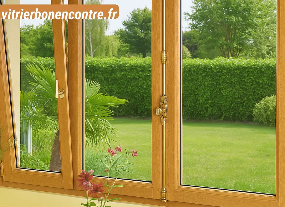 Installation de fenêtre en bois sur mesure Bon-Encontre