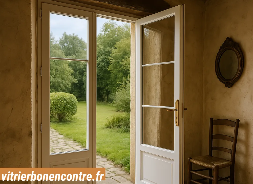 Installation de fenêtre en PVC Bon-Encontre